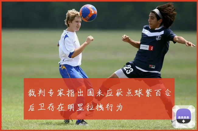 裁判专家指出国米应获点球紫百合后卫存在明显拉拽行为